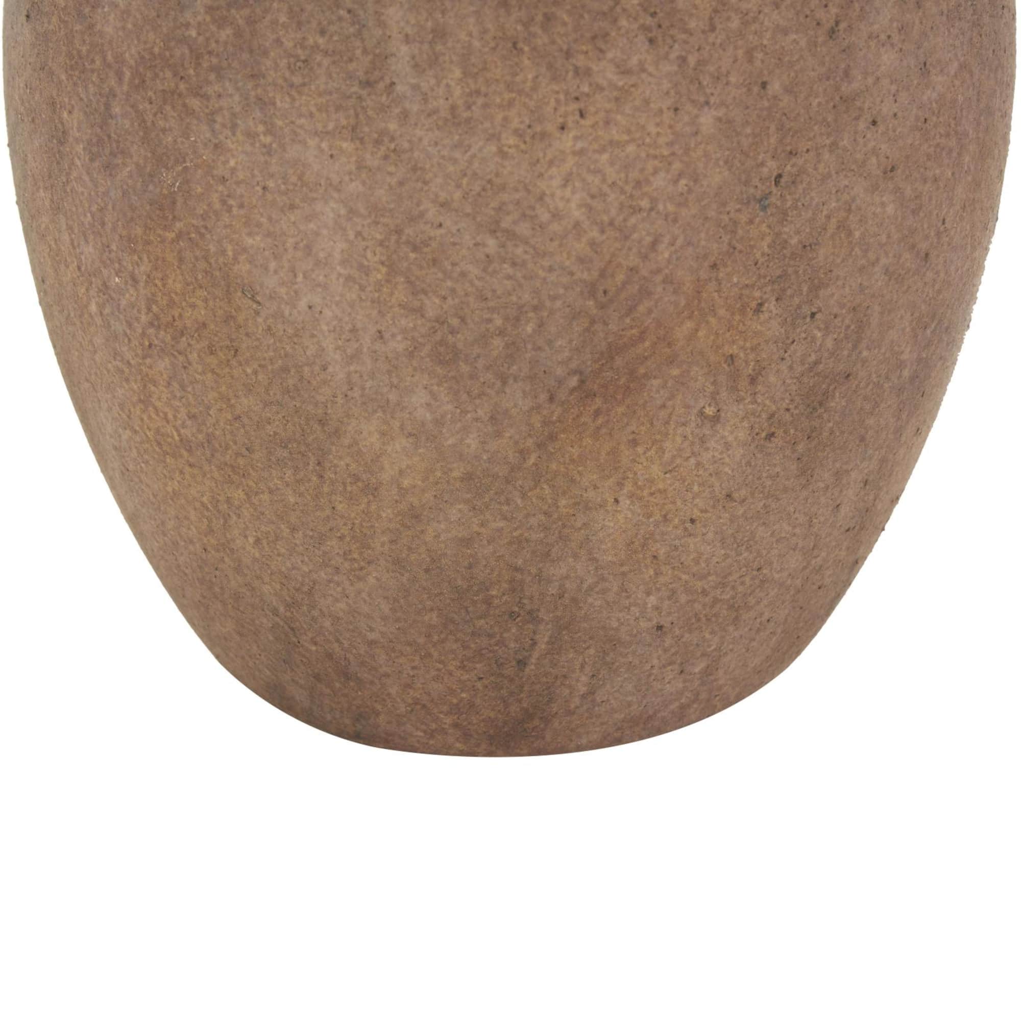 Copper Ceramic Antique Style Textured Vases, 2ct.